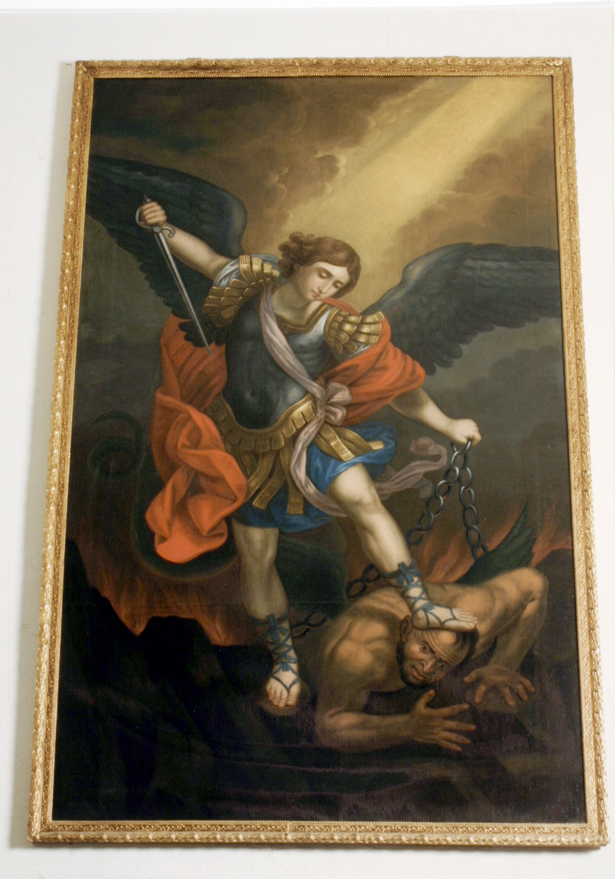 San michele arcangelo combatte satana (dipinto)