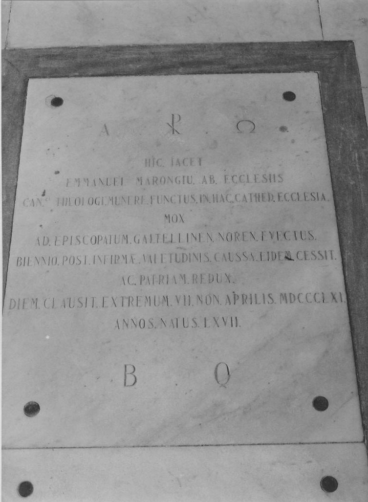 Lapide commemorativa