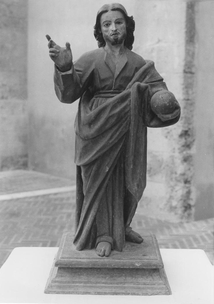 Cristo salvatore, cristo redentore benedicente (statua, insieme)