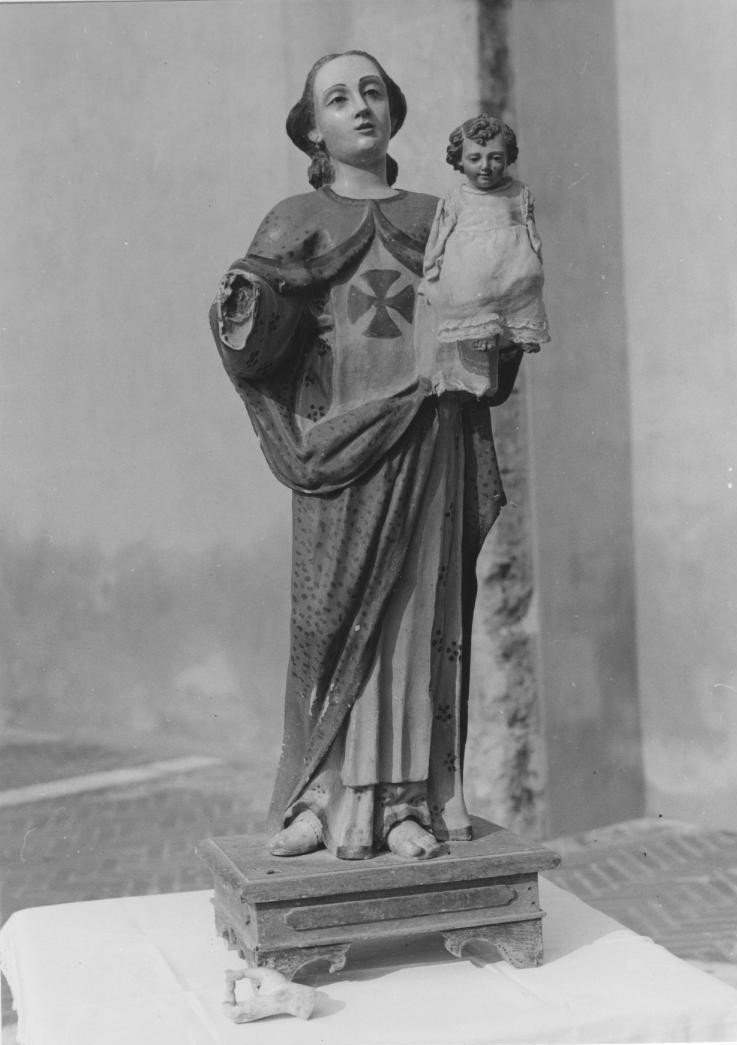 Madonna della mercede, madonna con bambino (statua)