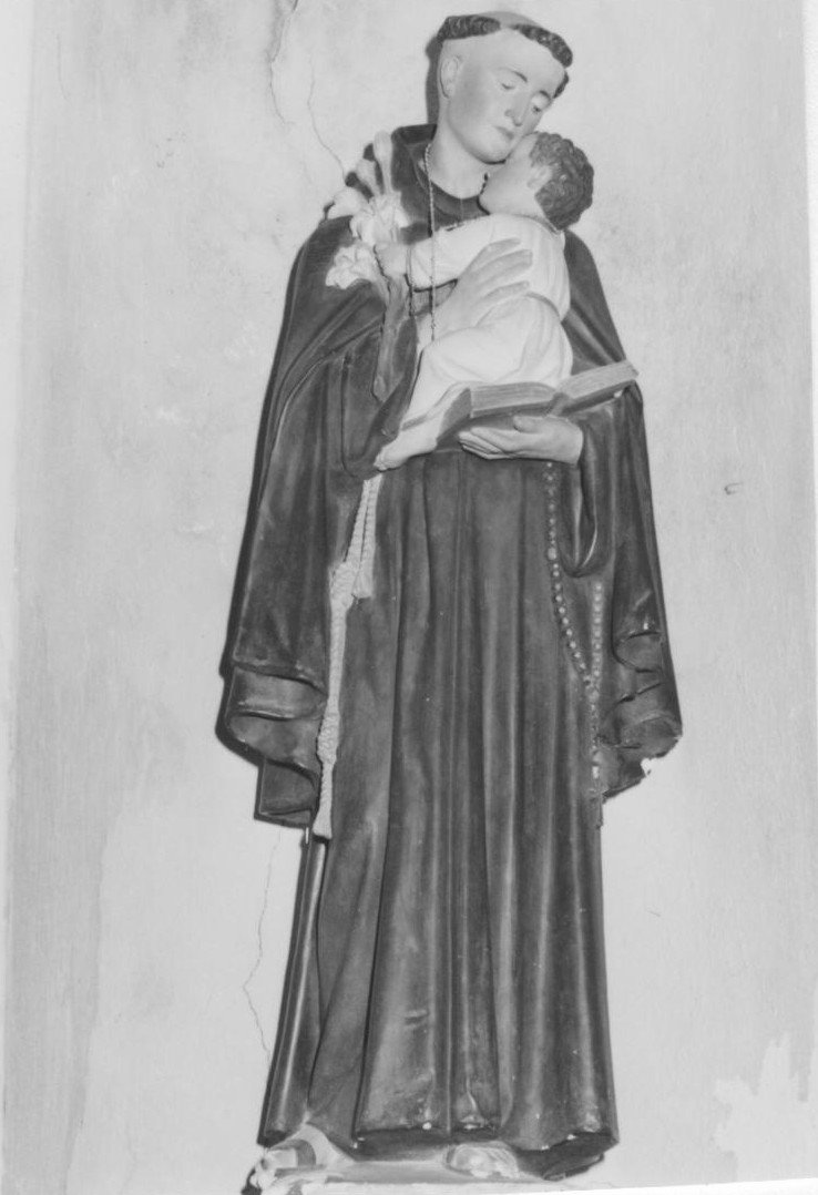 Sant'antonio da padova con il bambino (statua)