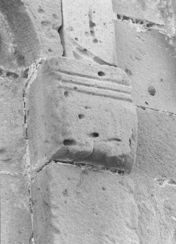 capitello di lesena - bottega sarda (seconda metà sec. XIII)
