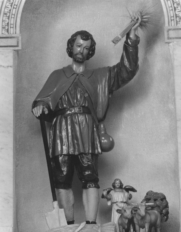 Sant'isidoro ara il suo campo (gruppo scultoreo)
