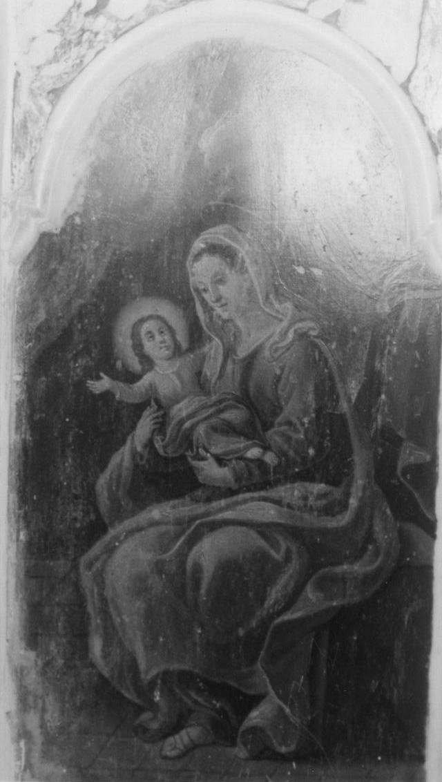 Maria vergine bambina e sant'anna (sportello)