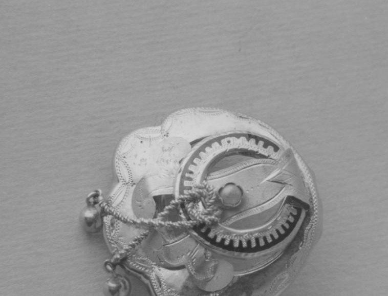 spilla - bottega italiana (secc. XIX/ XX)