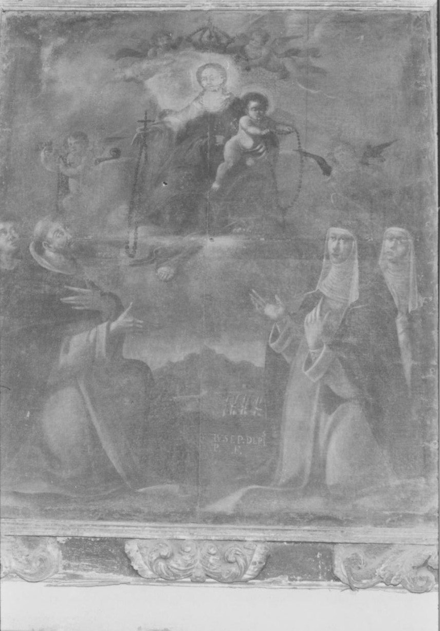 Madonna del rosario con san domenico, santa caterina da siena e santi domenicani (dipinto)