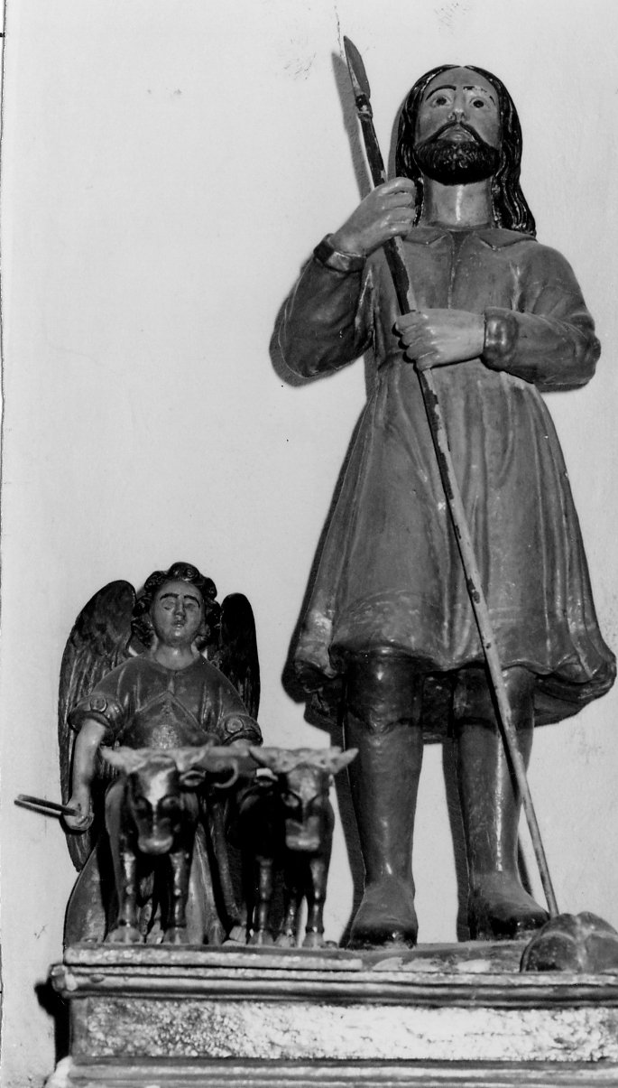Madonna del suffragio, sant'isidoro ara il suo campo (statua)