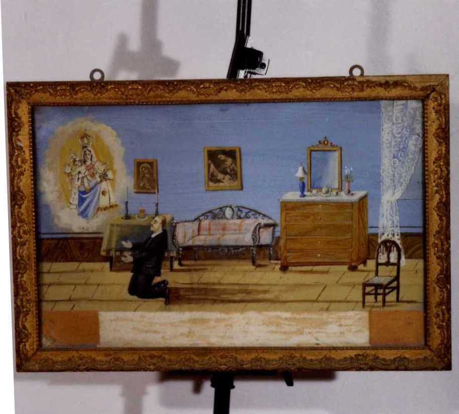 Figura maschile che prega (ex voto)