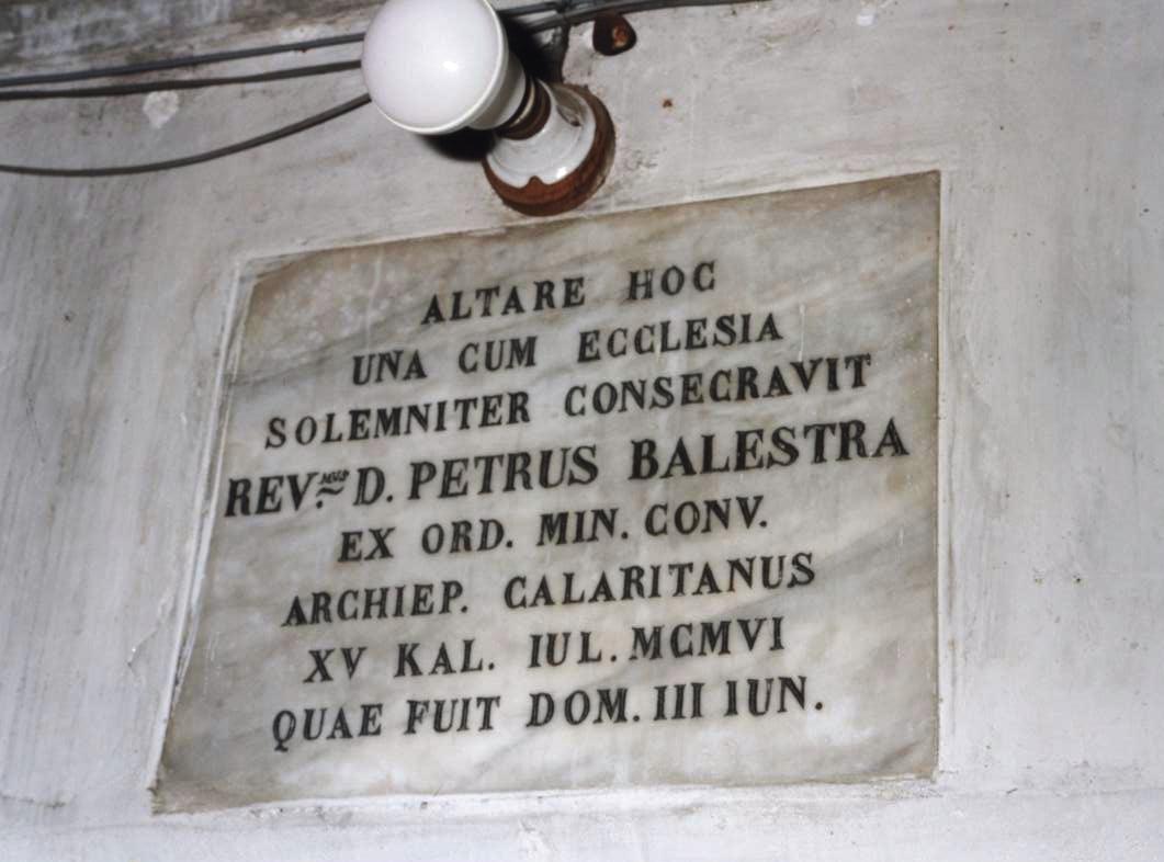 Lapide commemorativa