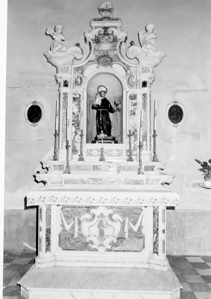 Altare di s. antonio da padova, altare