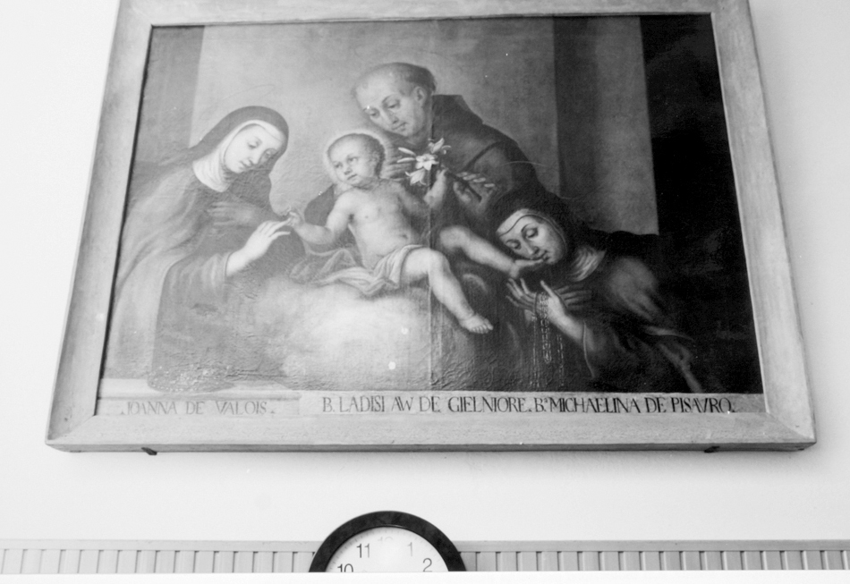 Beati giovanna di valois, ladislao di gielniore e michelina da pesaro, dipinto
