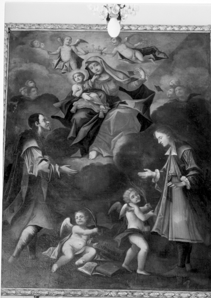 Madonna della salute tra santi e angeli, madonna (dipinto)