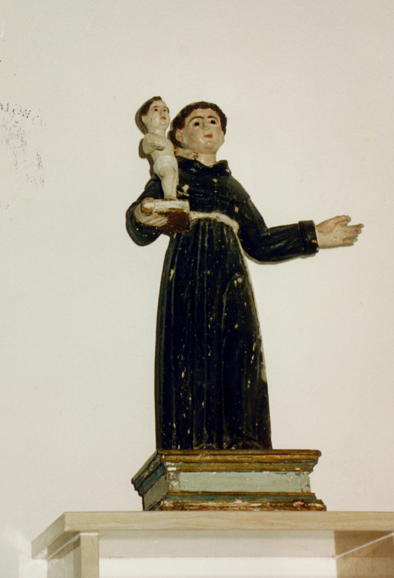Sant'antonio da padova con il bambino (statua)