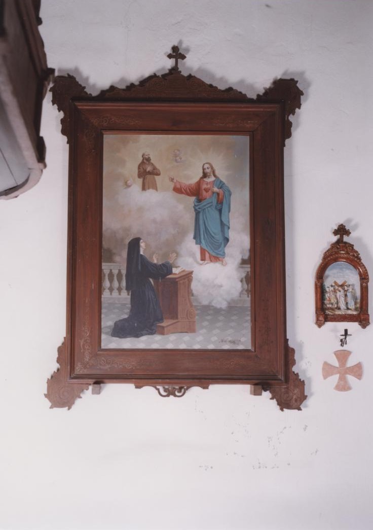 Apparizione del sacro cuore di gesù a santa margherita di alacocque (dipinto)