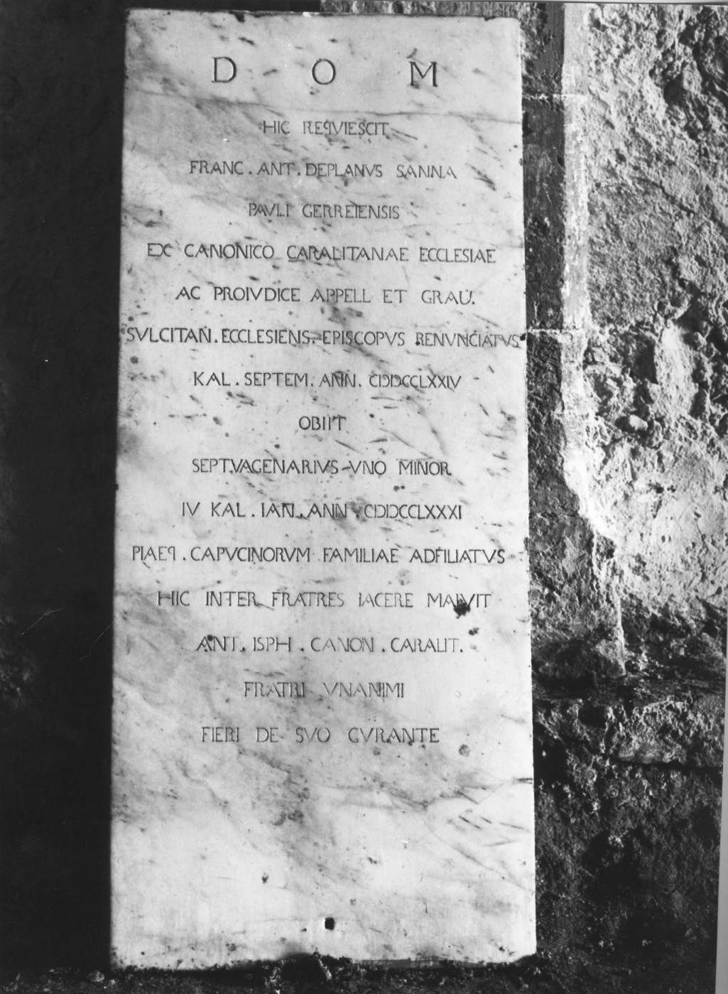 Lapide commemorativa