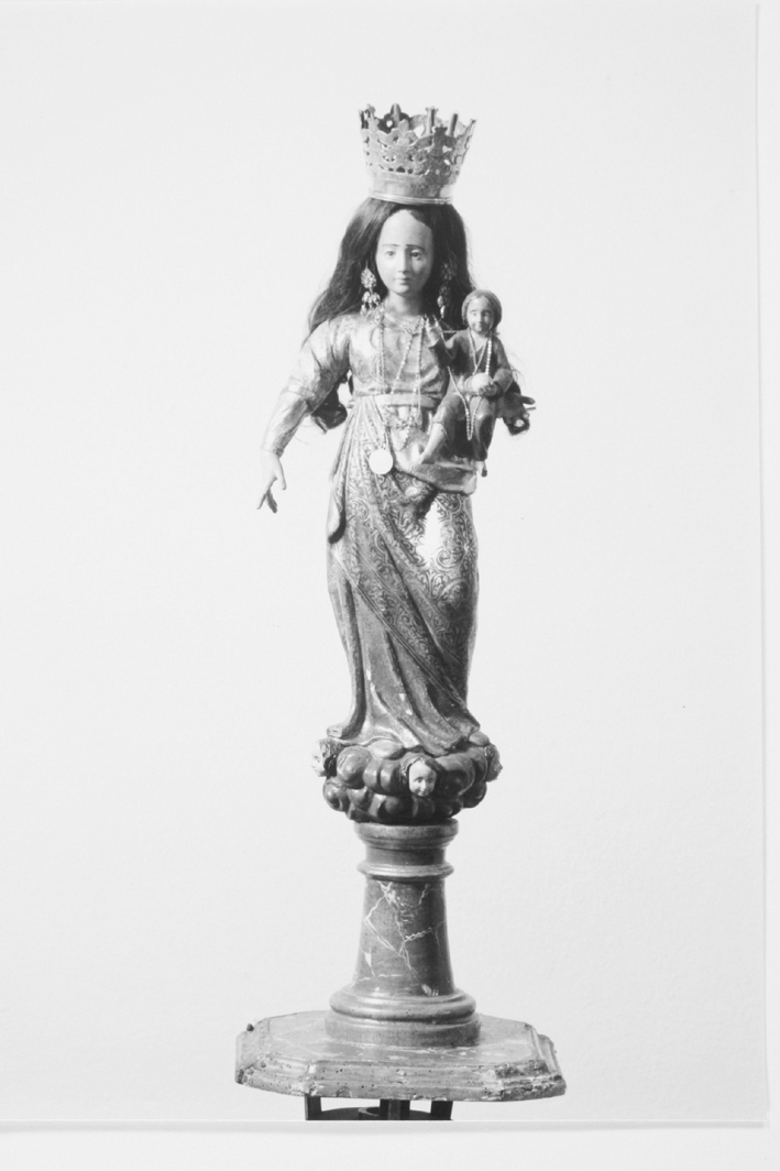 Madonna del pilar, madonna con bambino (statua)