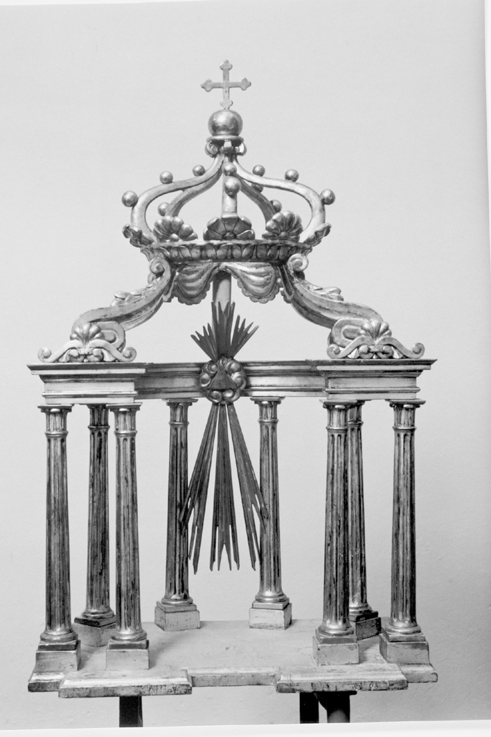 Tronetto per esposizione eucaristica - a edicola