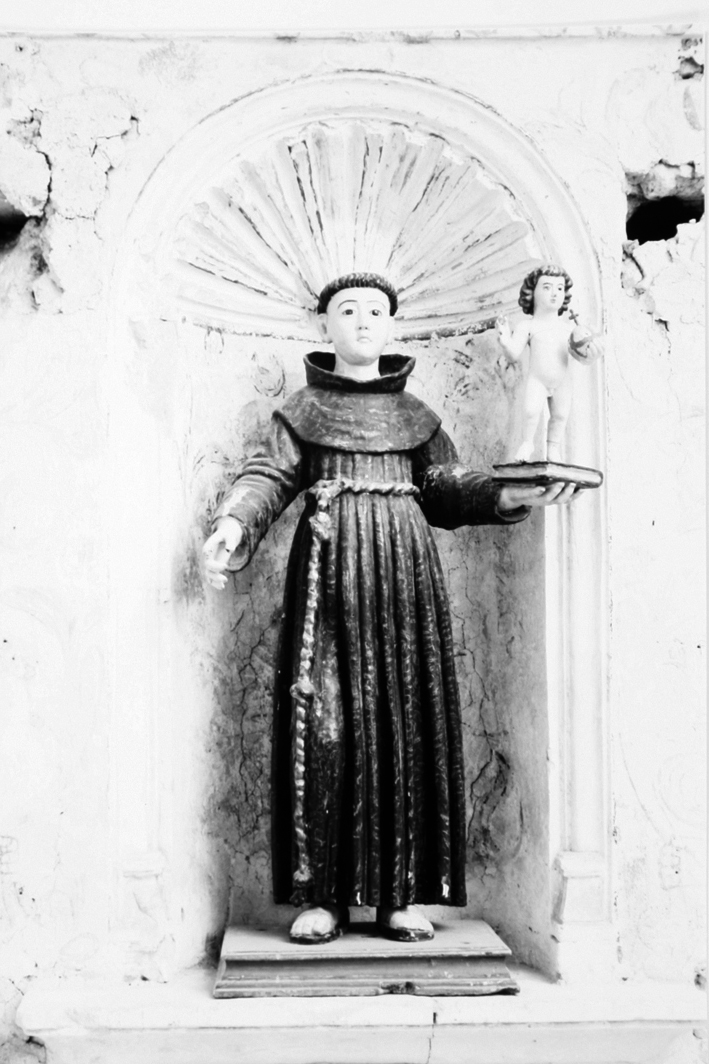 Sant'antonio da padova con il bambino (statua)