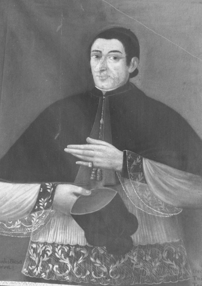 Ritratto di monsignor l. biosa, ritratto di ecclesiastico (dipinto)