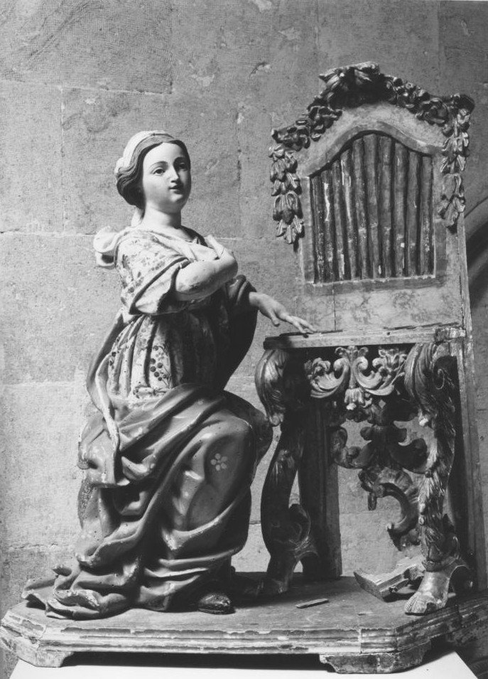 Santa cecilia patrona della musica (statua)