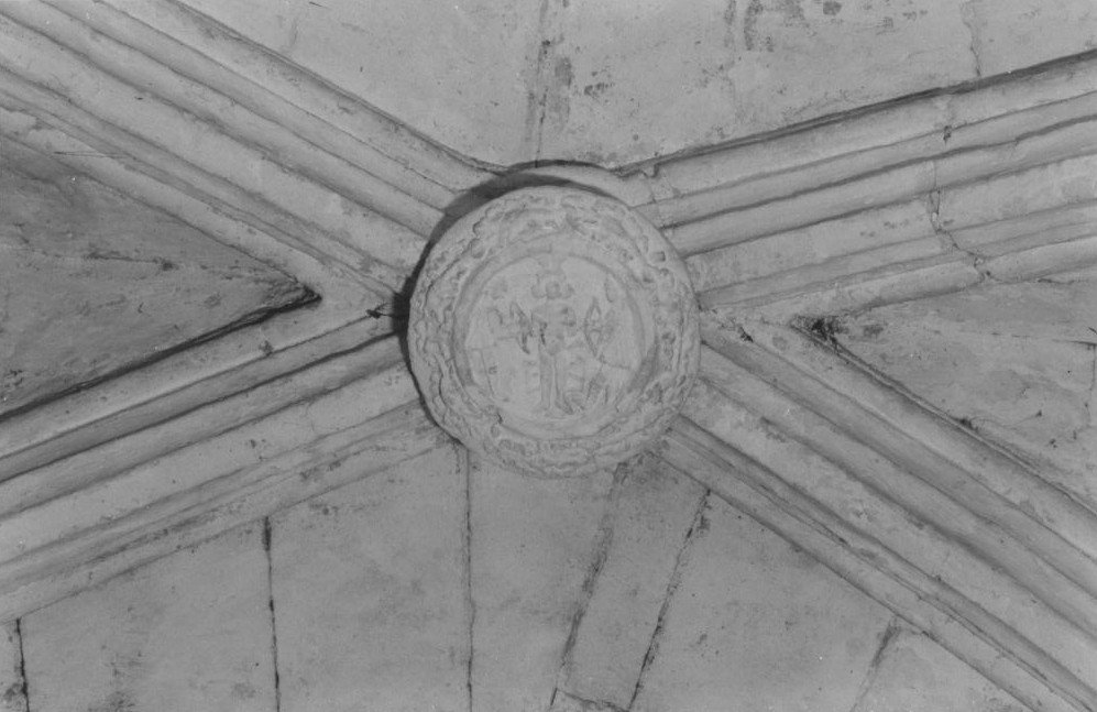 Martirio di san sebastiano (chiave di volta)