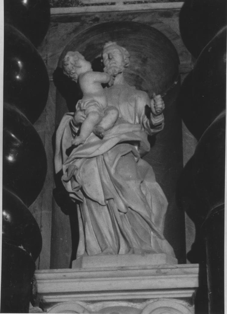 San giuseppe e gesù bambino (statua)