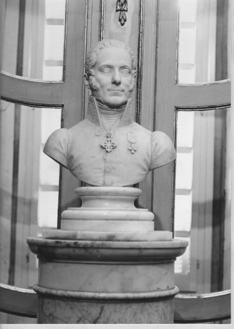 Ritratto del barone giuseppe manno, busto ritratto d'uomo (busto)