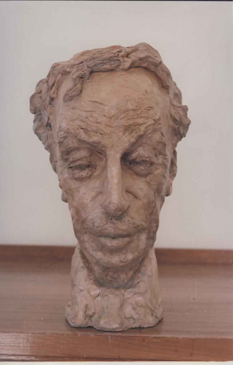 Ritratto di felice melis marini, testa d'uomo (scultura)