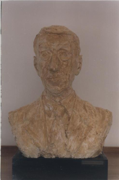 Busto di felice melis marini, busto ritratto d'uomo (scultura)