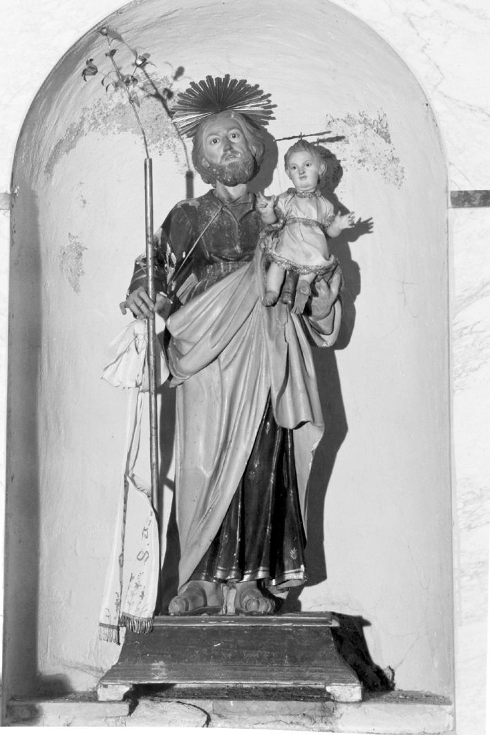 San giuseppe e gesù bambino (statua)