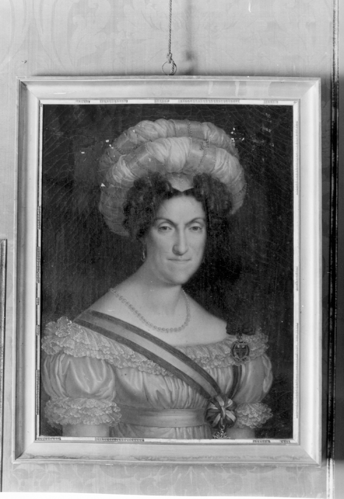 Maria Cristina di Borbone, ritratto di donna (dipinto) - ambito piemontese (XIX)