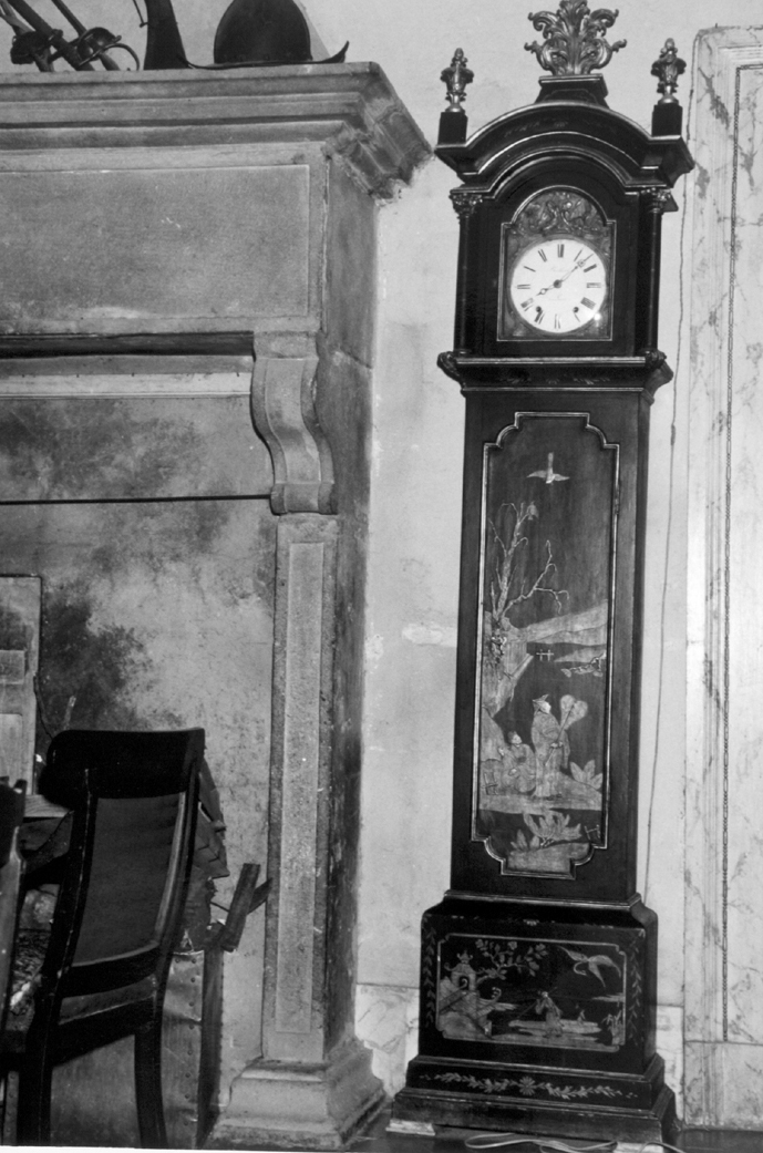 Scene cinesi, paesaggio lacustre (orologio)