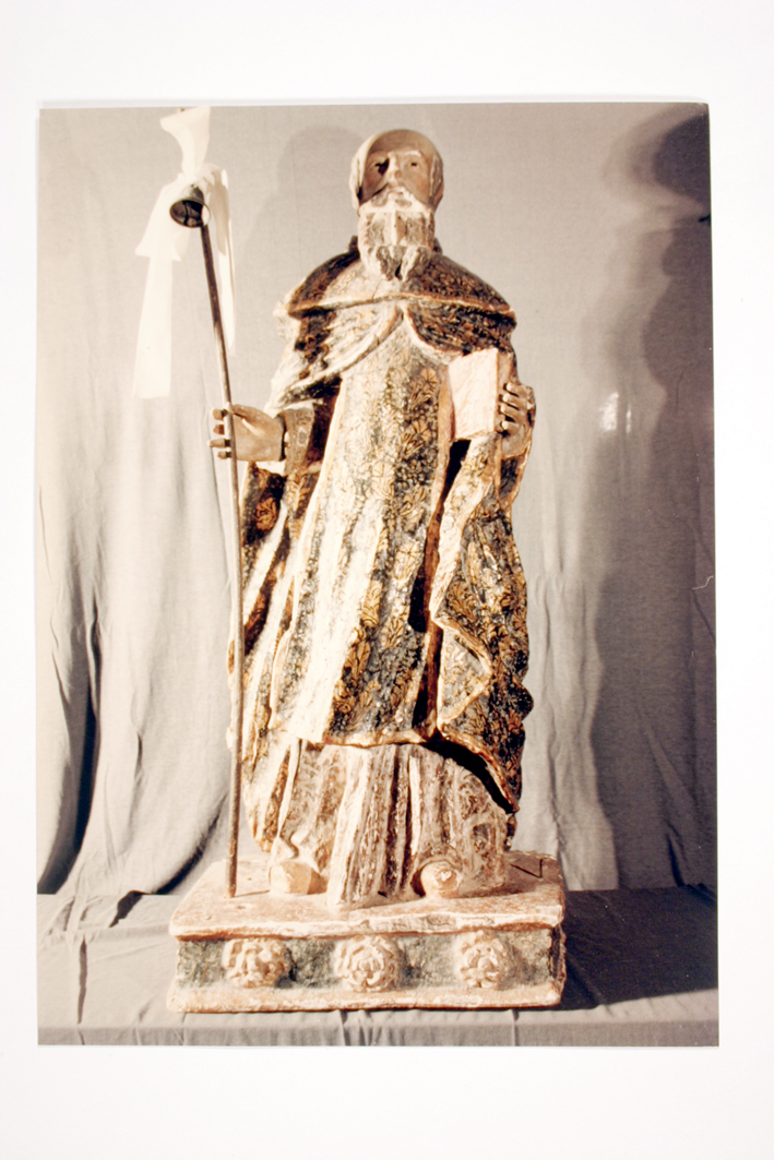 Sant'Antonio Abate (statua) - bottega sarda (prima metà sec. XVII)