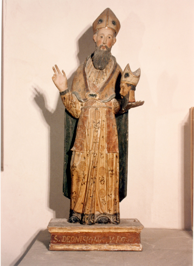 San Dionisio (statua) - bottega sarda (prima metà sec. XVII)