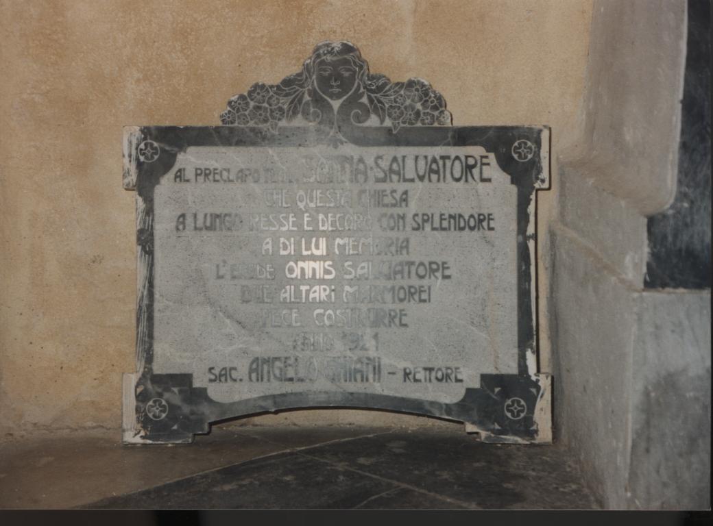 Lapide commemorativa