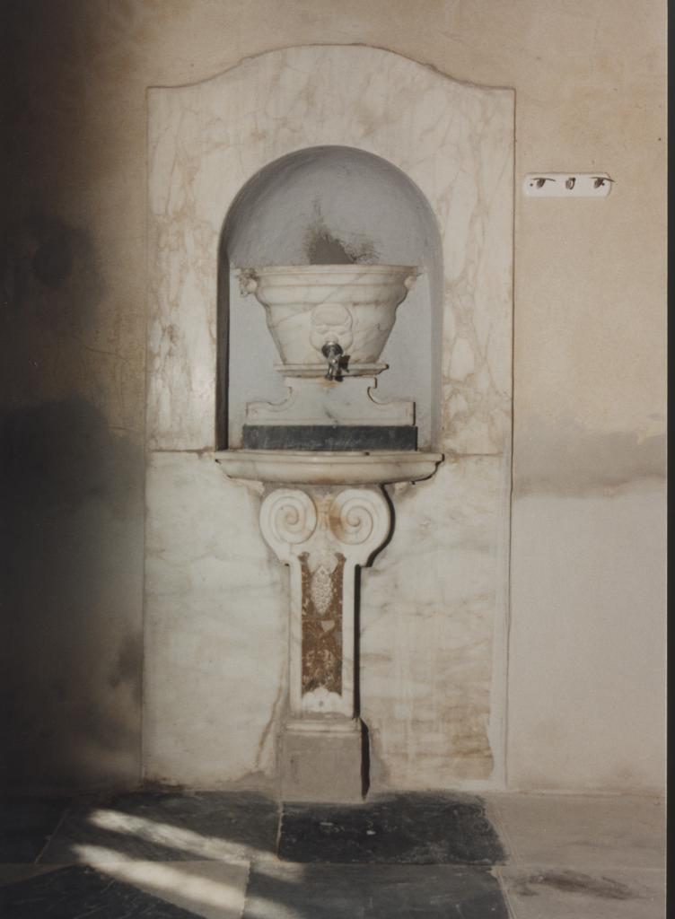 Lavabo da sacrestia