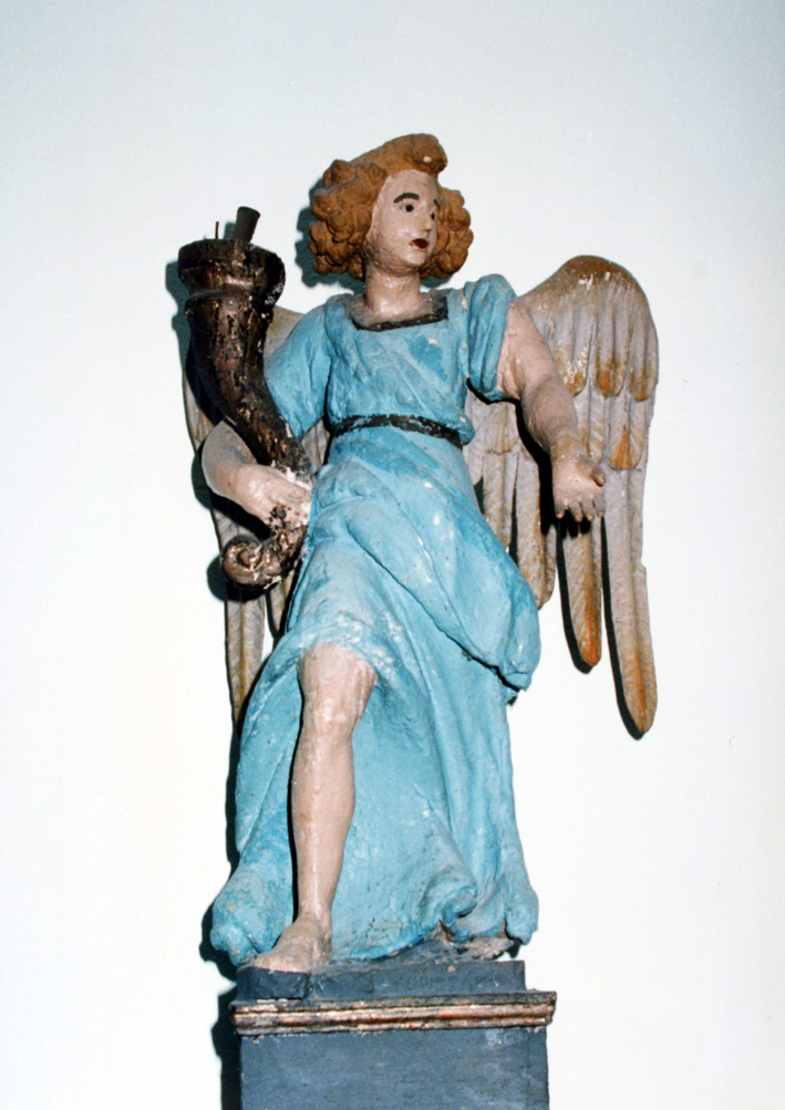 Angelo con cornucopia (candelabro - a statua, coppia)