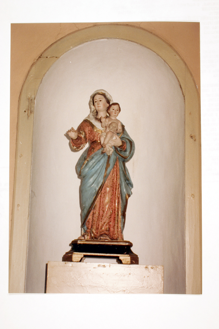 Madonna della buona morte, madonna con bambino (statua)