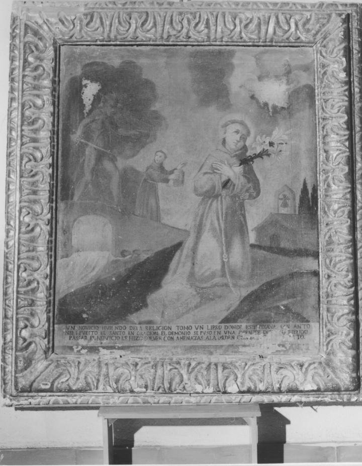 Sant'antonio salva un novizio dalla tentazione del demonio (dipinto)