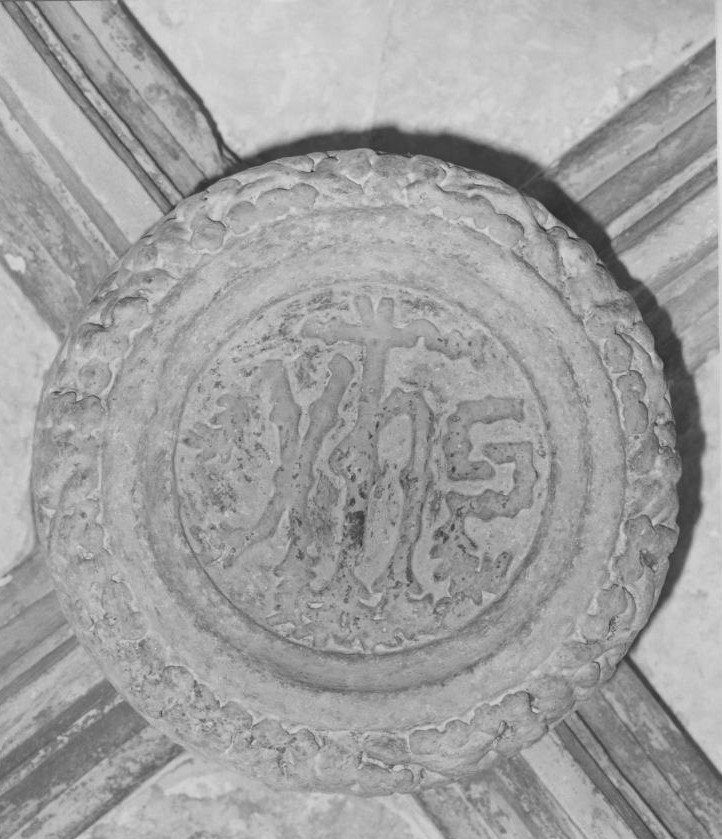 Monogramma cristologico (chiave di volta)