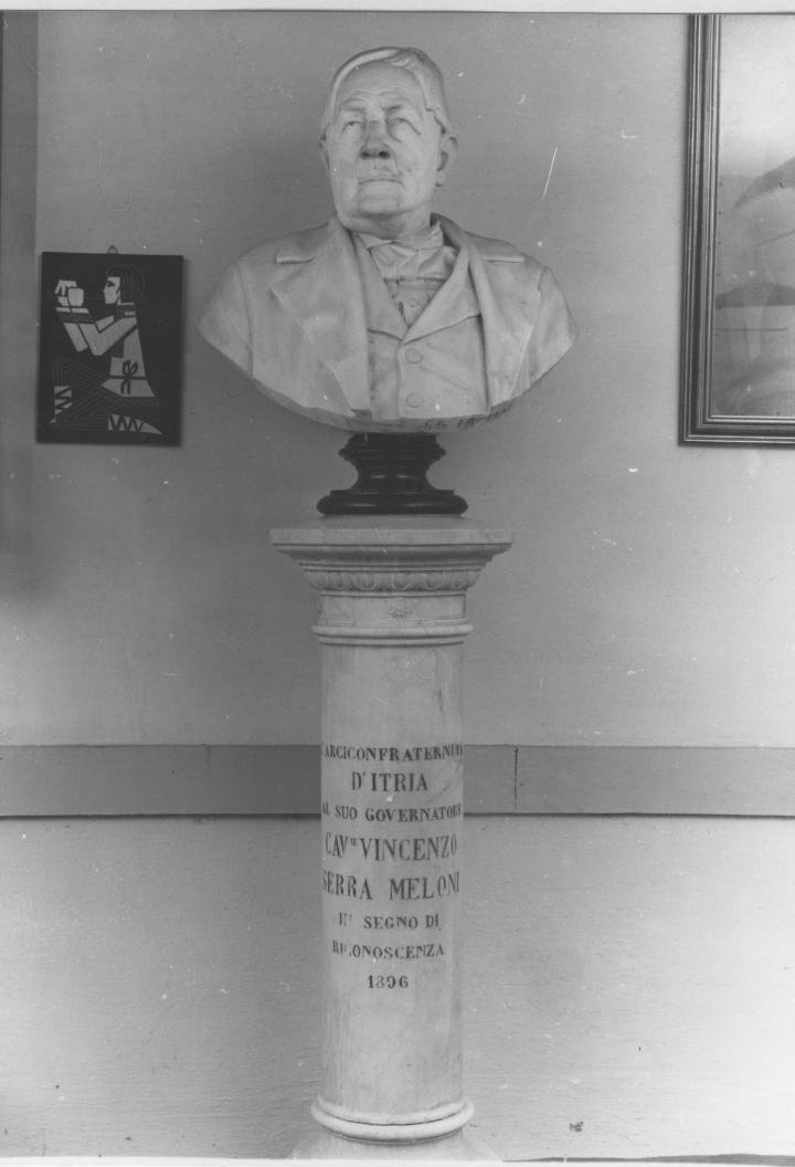 Busto di "vincenzo serra meloni", busto ritratto d'uomo (scultura)