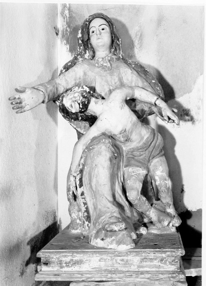 Cristo in pietà (statua) - bottega sarda (fine/inizio secc. XVI/ XVII)