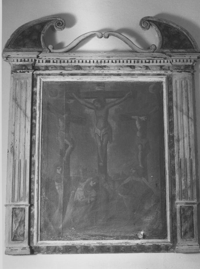 Cristo crocifisso (dipinto) - ambito sardo (secc. XVII/ XVIII)