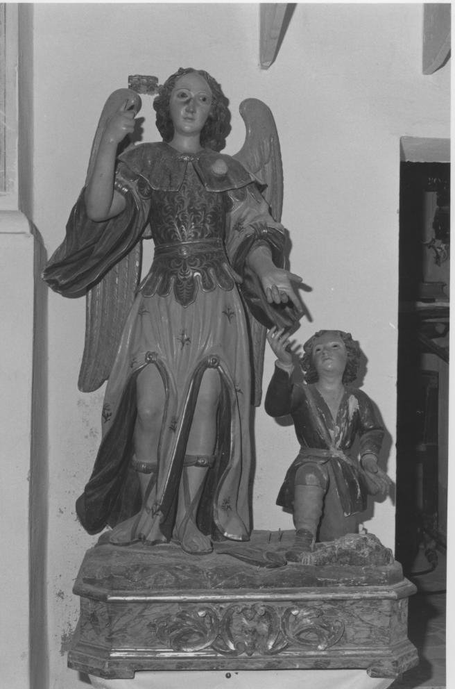 Tobia e san raffaele arcangelo (gruppo scultoreo)