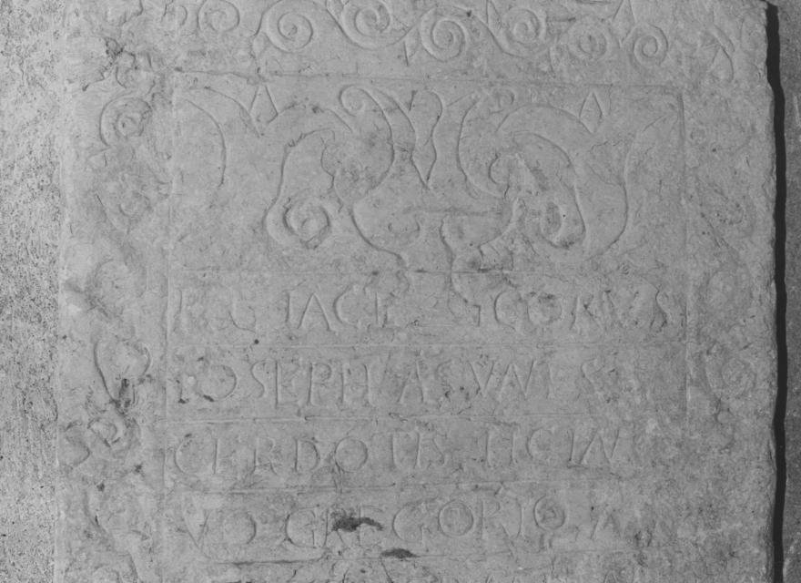 Lapide tombale, frammento