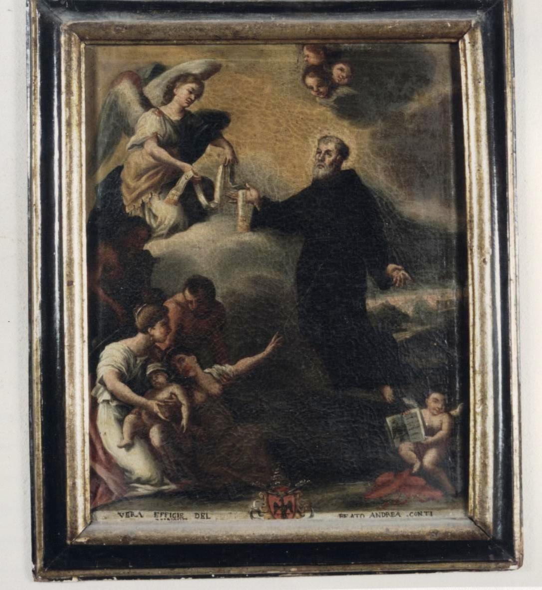 Vera effige del beato andrea conti da segni, estasi del beato andrea conti da segni (dipinto)