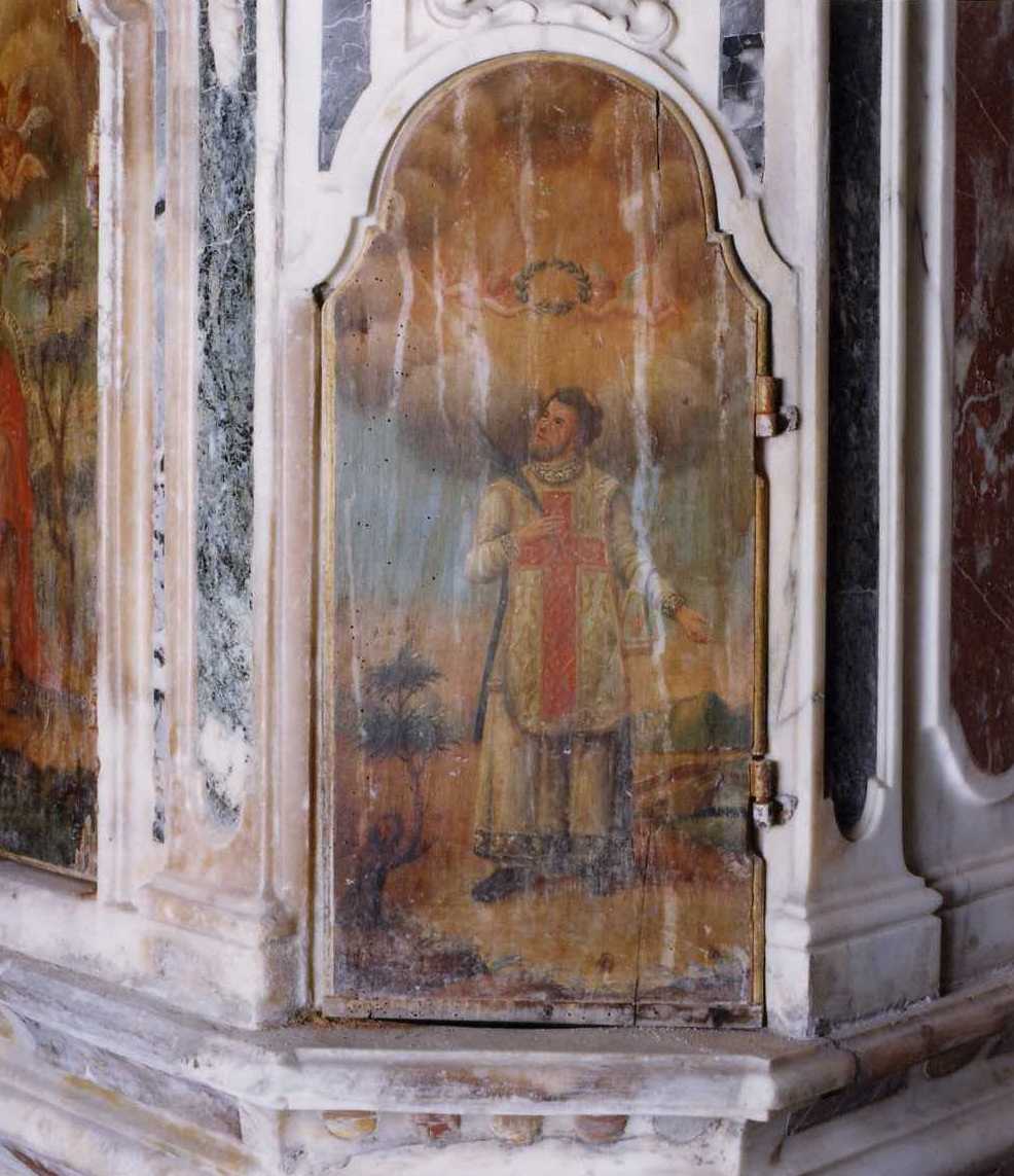 Sant'archelao presbitero e martire (sportello di armadio del fonte battesimale)
