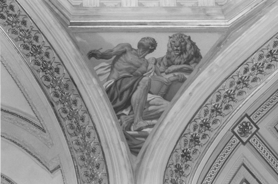 San Marco Evangelista (dipinto) di Figari Filippo (sec. XX)