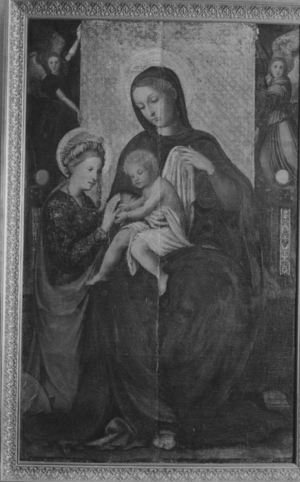 Matrimonio mistico di santa caterina d'alessandria (polittico, elemento d'insieme)