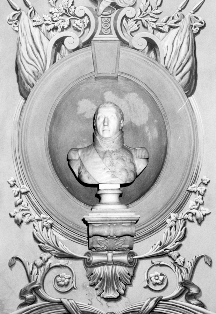 busto del re Carlo Felice di Savoia (statua) di Galassi Andrea (XIX)